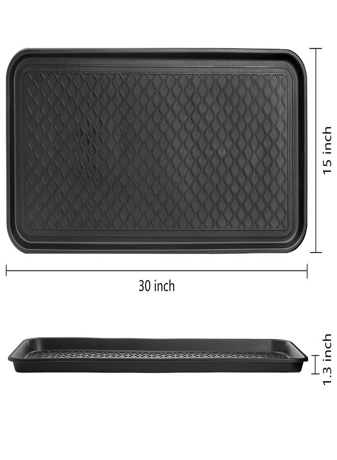 Fasmov 3 Pack Utility Boot Tray Mat Multi-Purpose Anti-Slip Tray Mat Boots, Dog Food Bowls, Gardening, Laundry, Kitchen, Garage, Entryway, 30 x 15 inches - Image 2